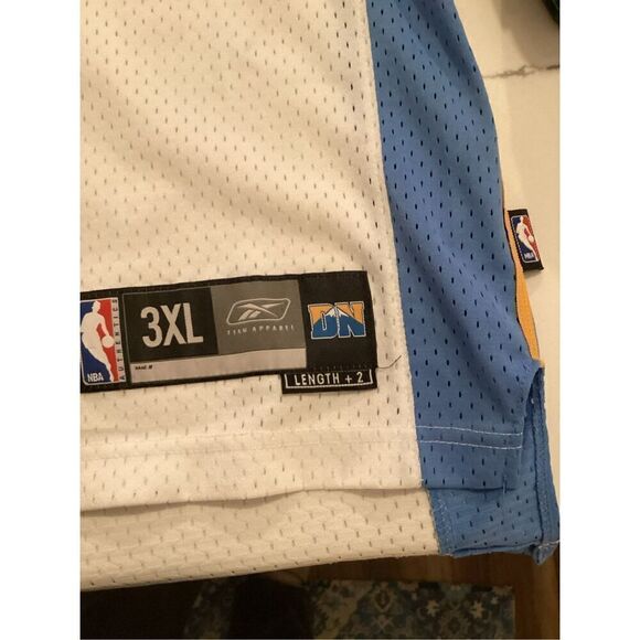 Vintage NBA Reebok Denver Nuggets Jersey Sz 3XL+2 #15 Carmelo Anthony - Picture 8 of 10